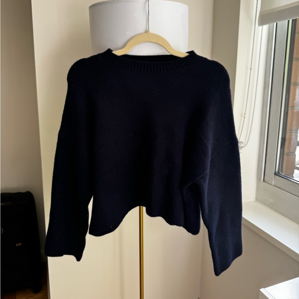 Zara Navy Sweater & Skirt Set